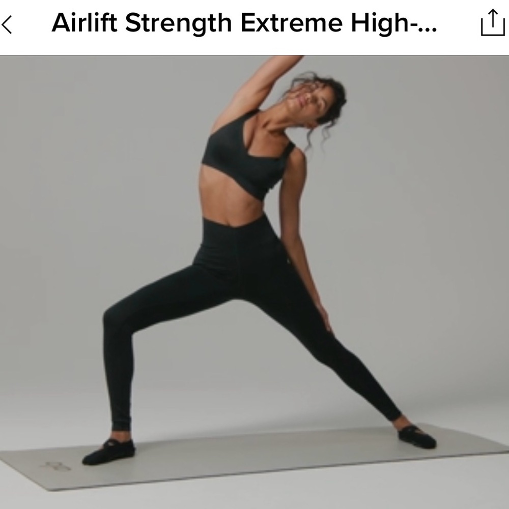 ALO Yoga Black High-Waist Leggings & Bra Set